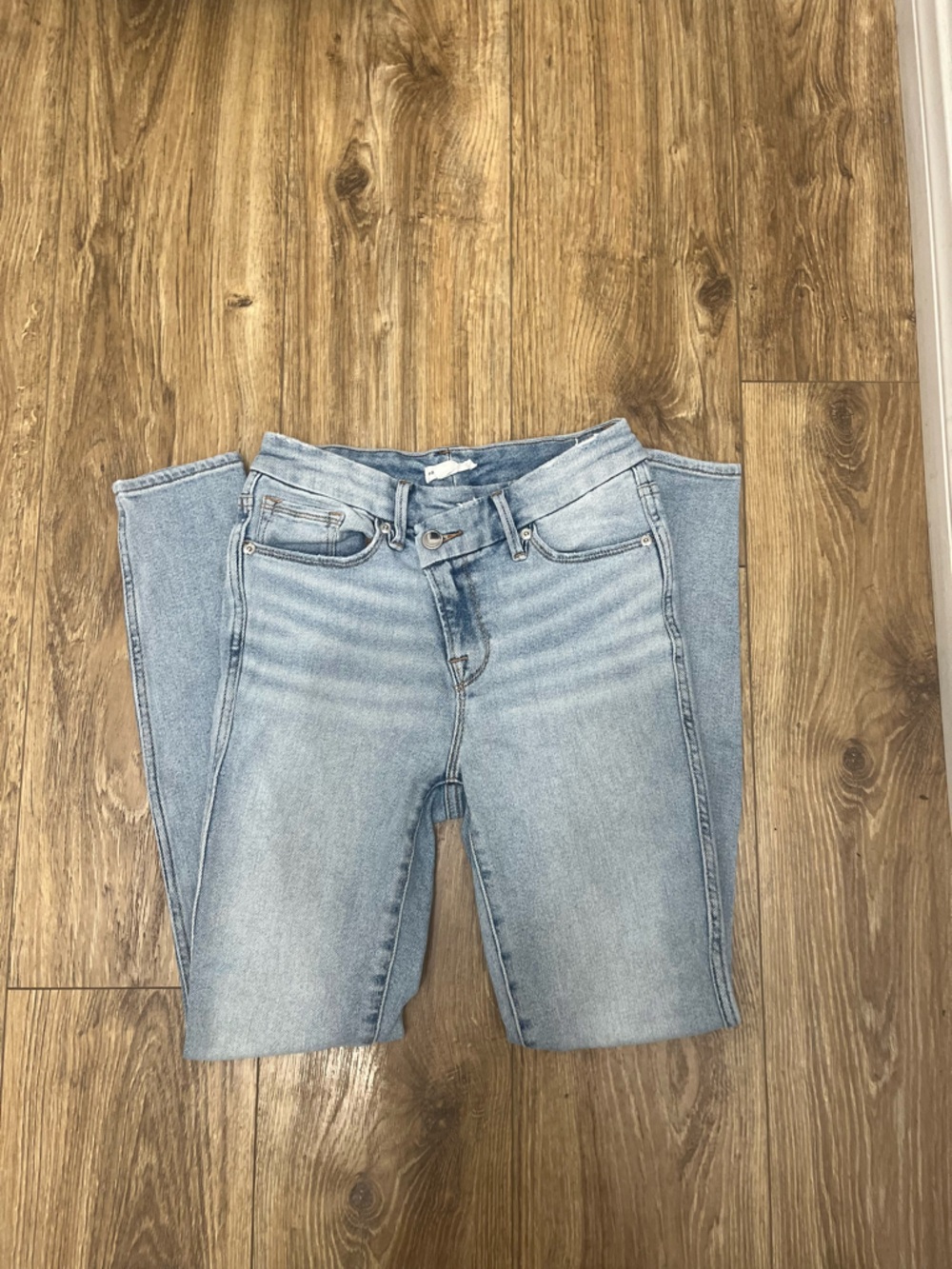 Good American Light Wash Women's Stretch Jeans Sz 0/25